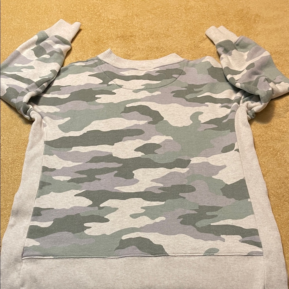 Camo Print Aerie Sweatshirt - Picture 4 of 4